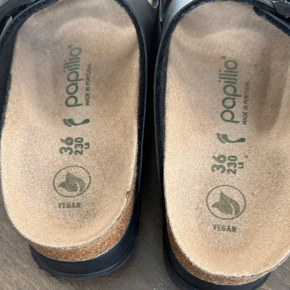 Birkenstock Papillio Women’s Black Platform Sandals size 36 - Picture 6 of 9